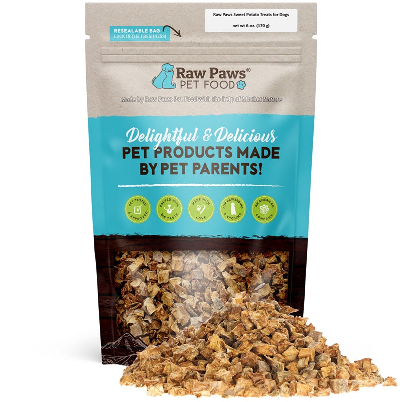 Raw Paws Sweet Potato Training Treats For Dogs, 3 Oz