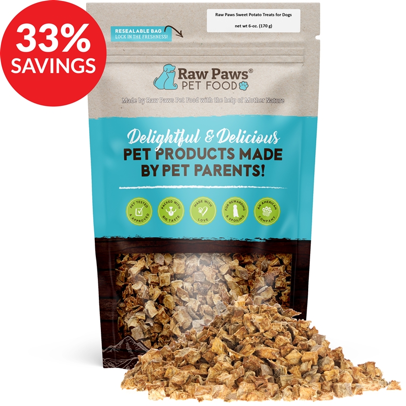 Raw Paws Sweet Potato Training Treats For Dogs (bundle Deal)