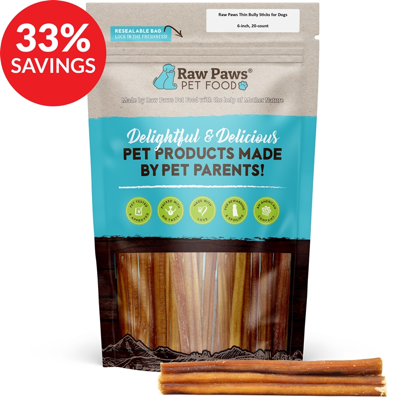 Thin 6" Bully Sticks (bundle Deal)