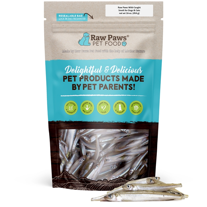 Whole Smelt For Dogs & Cats, 1 Lb
