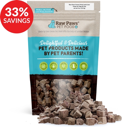 Freeze Dried Lamb Liver Treats for Dogs & Cats (Bundle Deal ...