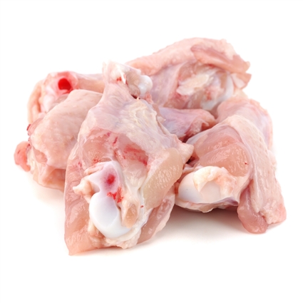 are raw chicken backs safe for dogs